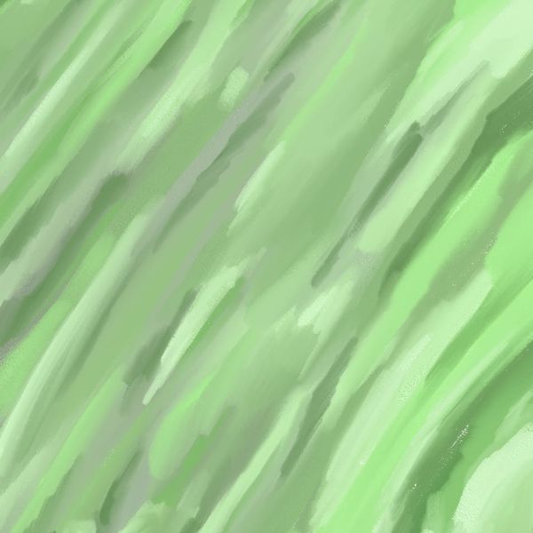 Minimalist representation of health and flow with green accents
